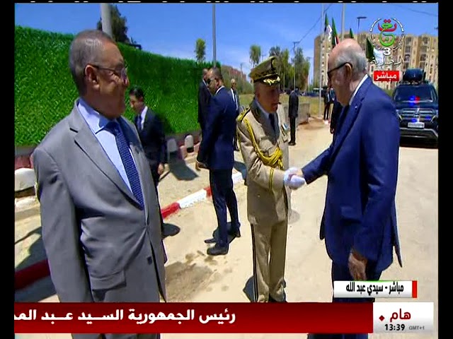 ⁣رئيس الجمهورية السيد عبد المجيد تبون يصل  إلى المدينة الجديدة سيدي عبد الله بالعاصمة