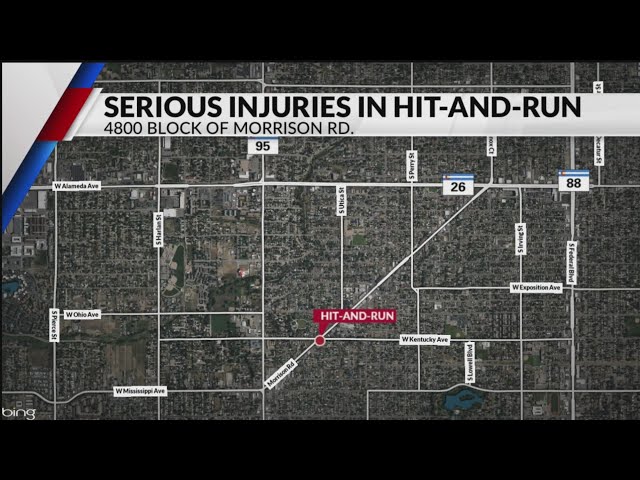 ⁣Pedestrian injured in Denver hit-and-run