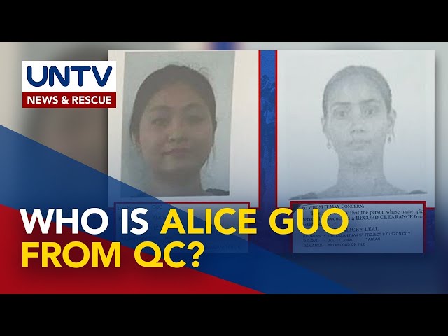 ⁣‘Alice Guo’ from QC’s fingerprints, not matched with suspended Mayor Alice Guo’s