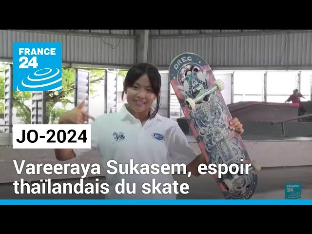 ⁣JO-2024 : Vareeraya Sukasem, espoir thaïlandais du skate à 12 ans • FRANCE 24