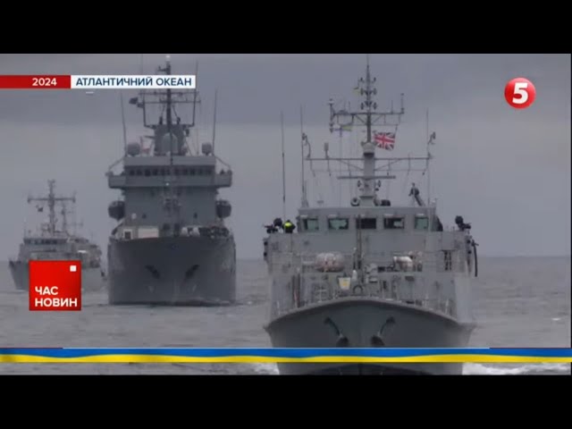 ⁣Маневрування в морі! Український екіпаж з корабельною групою НАТО тренуються спільно діяти на воді!