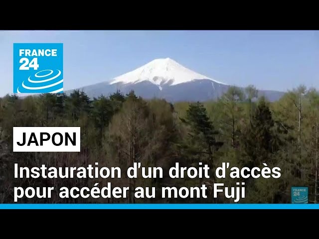 ⁣Au pied du mont Fuji, les randonneurs plutôt favorables au paiement d'un droit d'accès