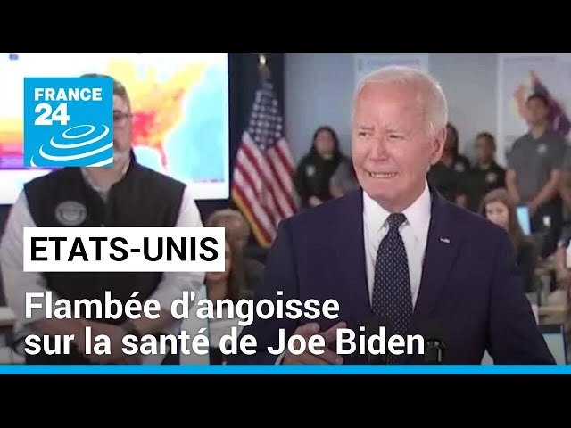 ⁣Présidentielle aux Etats-Unis : flambée d'angoisse sur la santé de Joe Biden • FRANCE 24