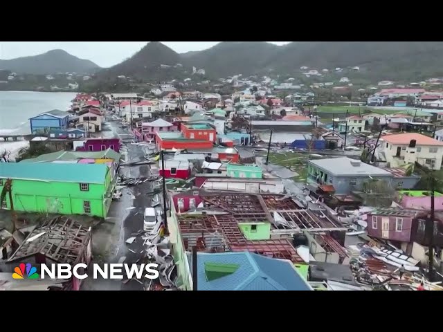 ⁣Hurricane Beryl leaves a trail of destruction as it crosses the Caribbean