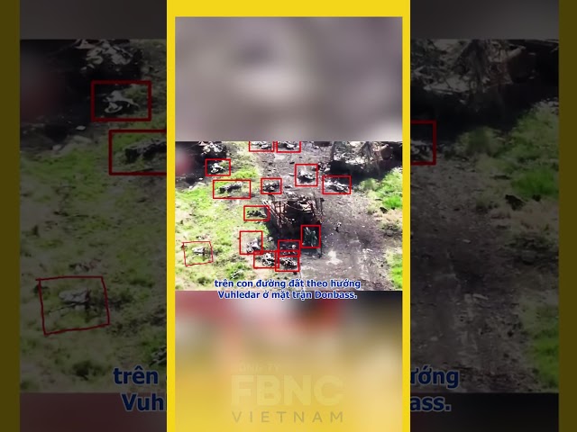 ⁣Xuất hiện “nghĩa địa xe máy” Nga ở mặt trận Donbas?