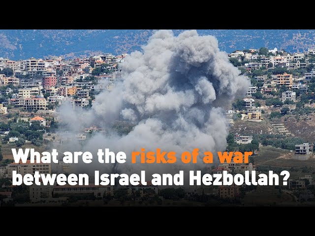 ⁣What are the risks of a war between Israel and Hezbollah?