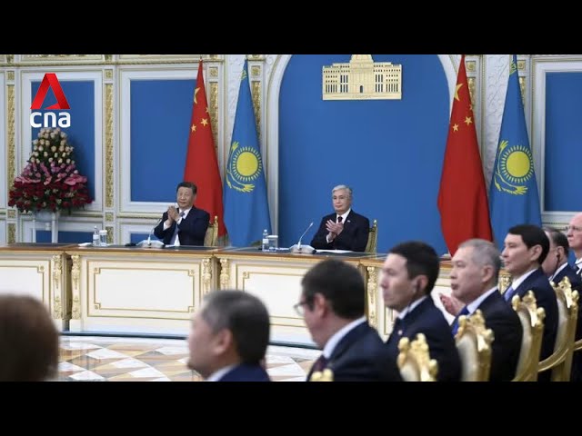 ⁣Xi says China supports Kazakhstan in joining BRICS