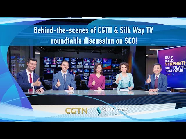 ⁣Behind the scenes of the SCO roundtable discussion