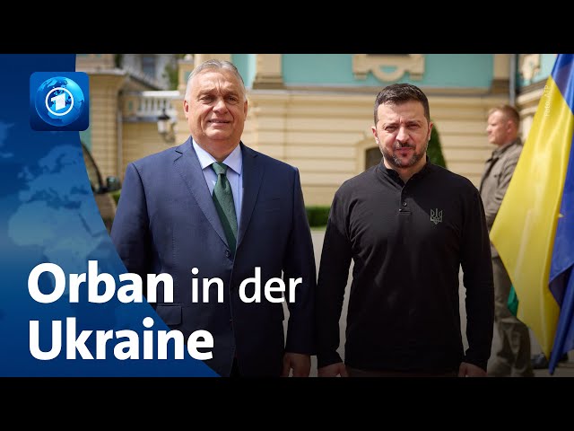 ⁣Orban trifft Präsident Selenskyj in der Ukraine