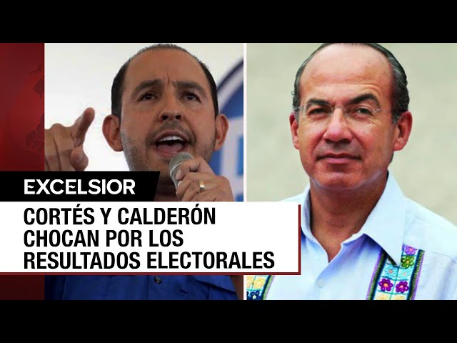 ⁣¡Hay tiro! Marko Cortés y Felipe Calderón se enfrentan en guerra de post