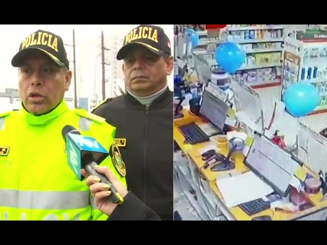 ⁣PNP captura a banda de delincuentes que asaltaban farmacias