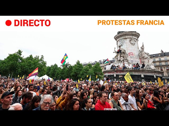 ⁣FRANCIA  EN DIRECTO: PROTESTA contra la ULTRADERECHA y LE PEN en PARÍS | RTVE Noticias