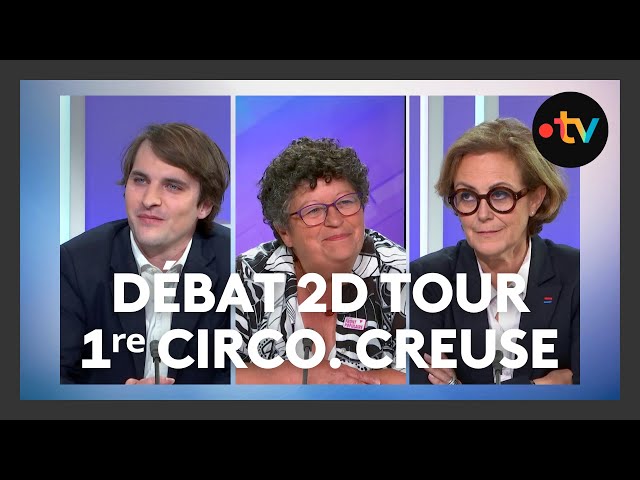 ⁣#legislatives2024 Circonscription de la Creuse, débat de l'entre-deux-tours
