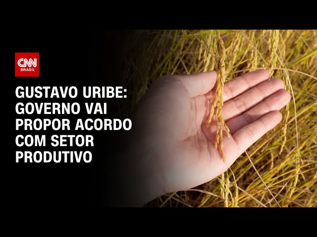 ⁣Gustavo Uribe: Governo vai propor acordo com setor produtivo de arroz | BASTIDORES CNN