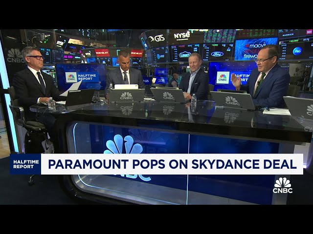 ⁣Paramount pops on reports of a merger deal with Skydance