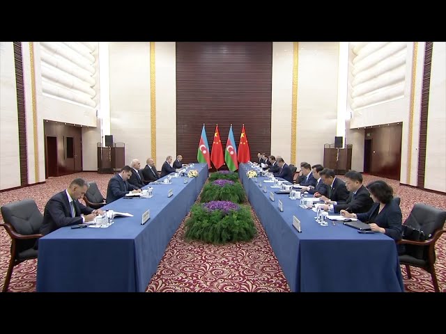 ⁣President Xi says China, Azerbaijan to upgrade bilateral relations to strategic partnership
