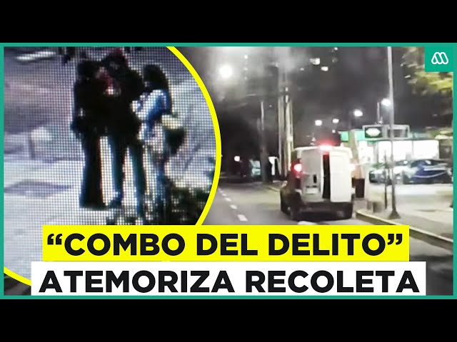 ⁣"Combo del delito": Banda roba en camioneta y atemoriza a vecinos de Recoleta
