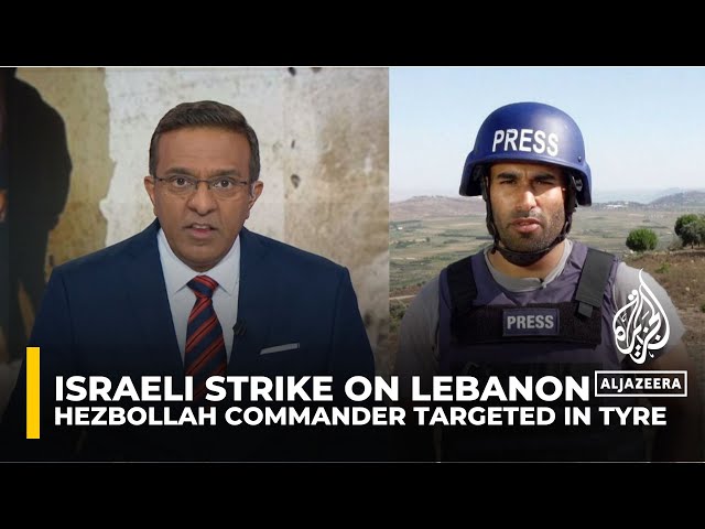 ⁣Israeli strike on Lebanon: Hezbollah commander killed in the southern city of Tyre