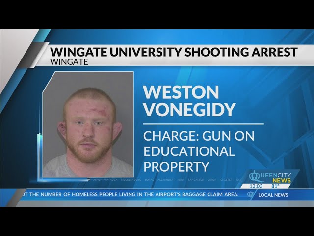 ⁣Man charged in shooting on Wingate University campus
