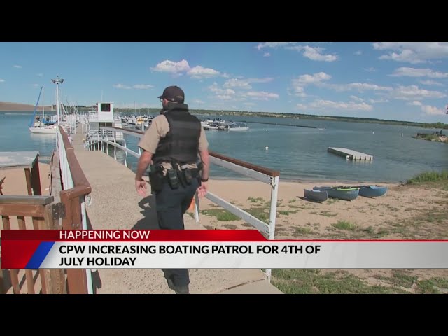 ⁣CPW to increase patrols on the water for 4th of July