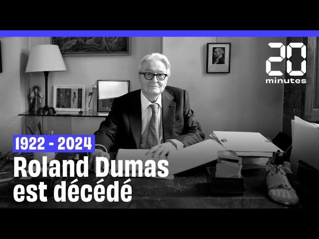 ⁣Roland Dumas, ancien avocat et ministre de François Mitterrand, est décédé