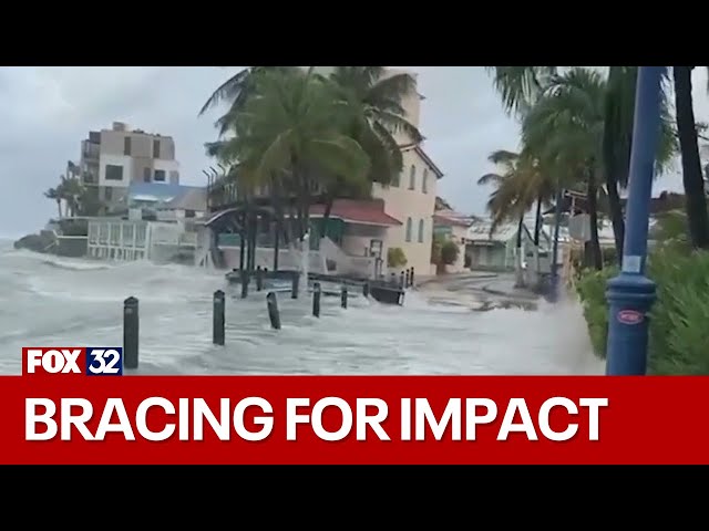 ⁣Hurricane Beryl hurdles towards Jamaica