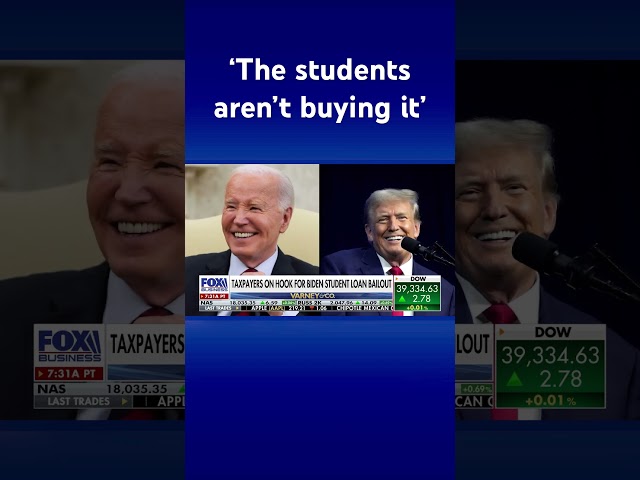 ⁣Trump bashes Biden’s student loan bailout #shorts