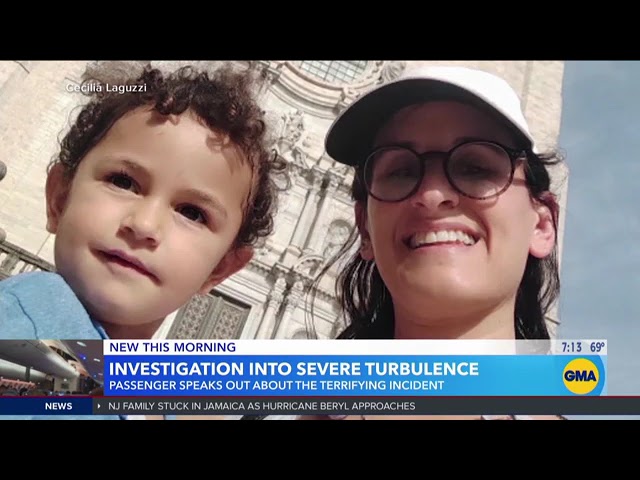 ⁣2-year-old gets stuck in plane's cabin ceiling after severe turbulence on Air Europa flight