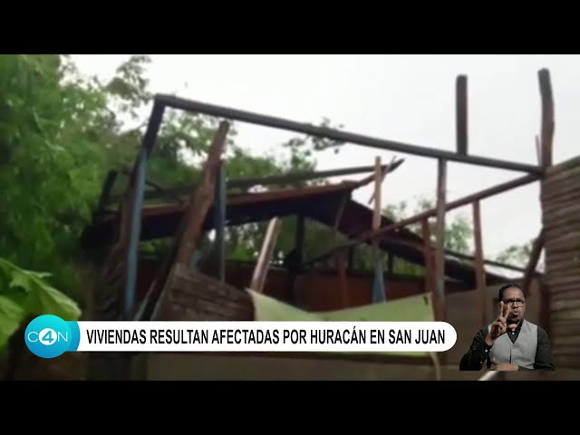 ⁣Viviendas resultan afectadas por Huracán en San Juan