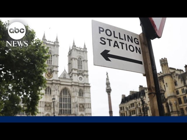 ⁣British voters head to polls July 4th