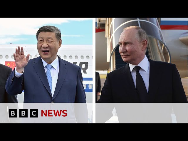 ⁣Presidents Xi and Putin arrive in Kazakhstan | BBC News