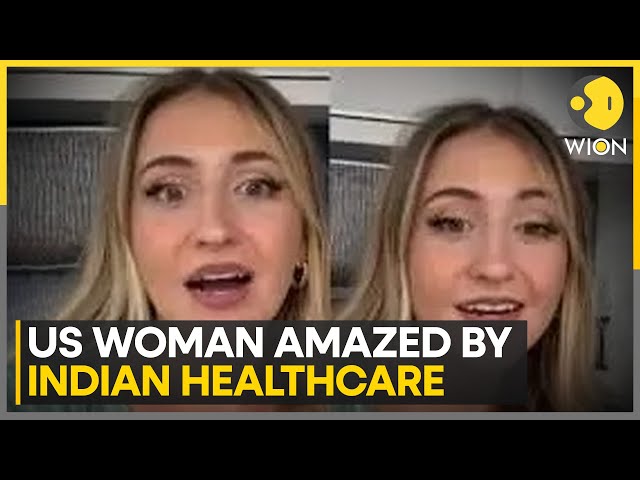 ⁣American vlogger amazed by Indian healthcare, says 'it's incredible' | WION News