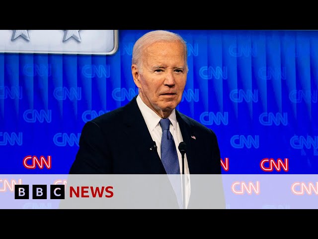 ⁣Joe Biden blames jet lag for debate performance | BBC News