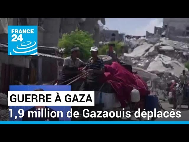 ⁣Guerre à Gaza : 1,9 million de Gazaouis déplacés • FRANCE 24