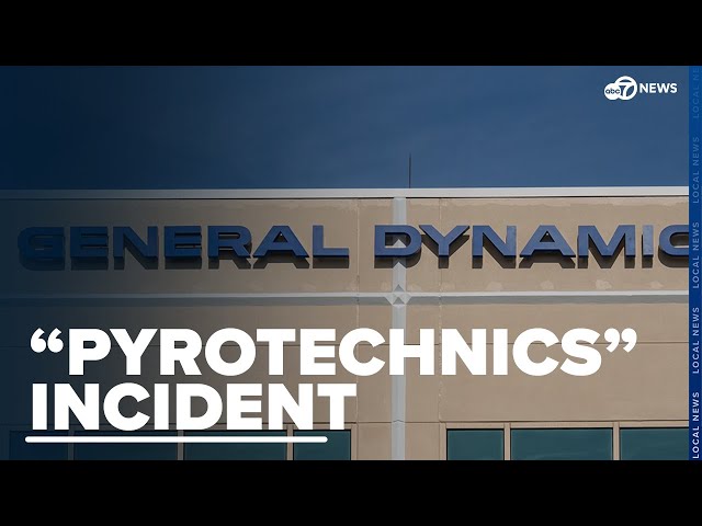 ⁣"Pyrotechnics" incident reported at General Dynamics Armament in Calhoun County