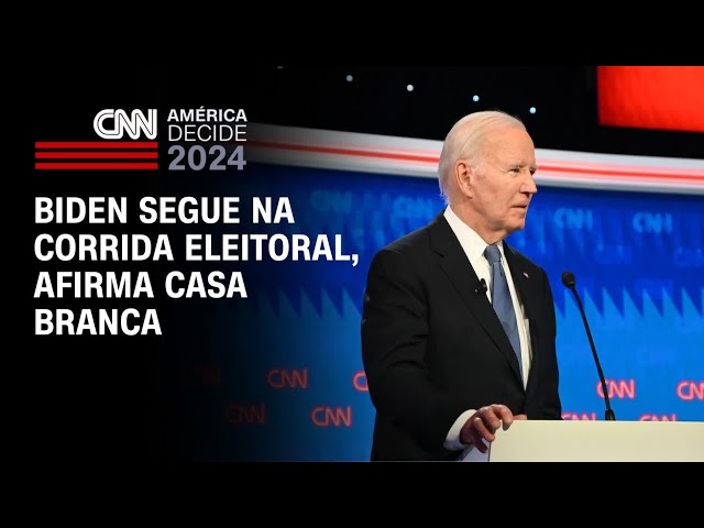 ⁣Biden segue na corrida eleitoral, afirma Casa Branca | CNN 360°