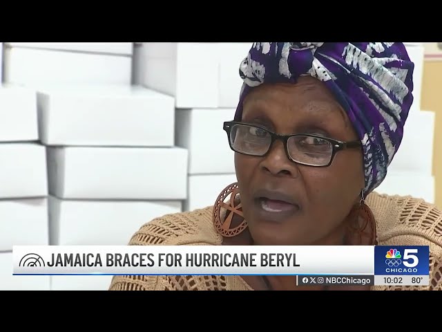 ⁣Hurricane Beryl: Jamaicans in Chicago brace for storm's impact on loved ones