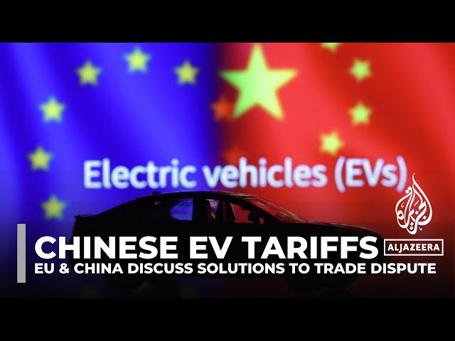 ⁣Chinese EV tariffs: EU and China discuss solutions to trade dispute