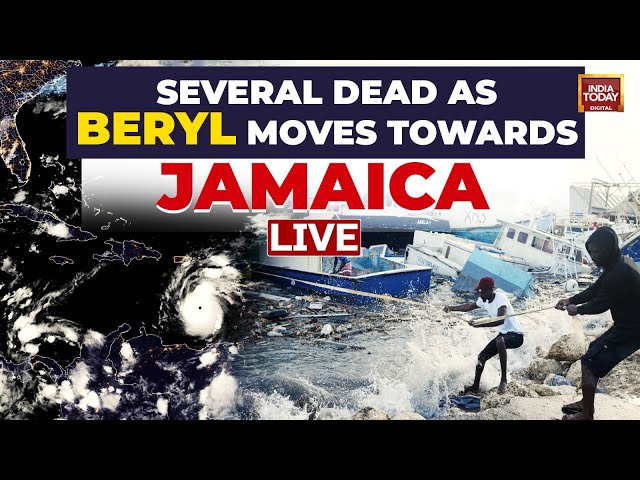 ⁣Hurricane Beryl LIVE Updates | Beryl Heads Toward Jamaica, After killing At least 6 | India Today