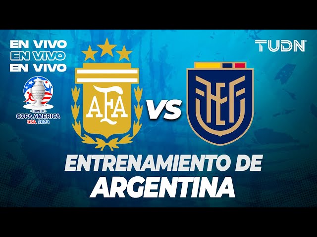 ⁣EN VIVO: Entrenamiento de Argentina previo a los Cuartos de Final | Copa América 2024 | TUDN