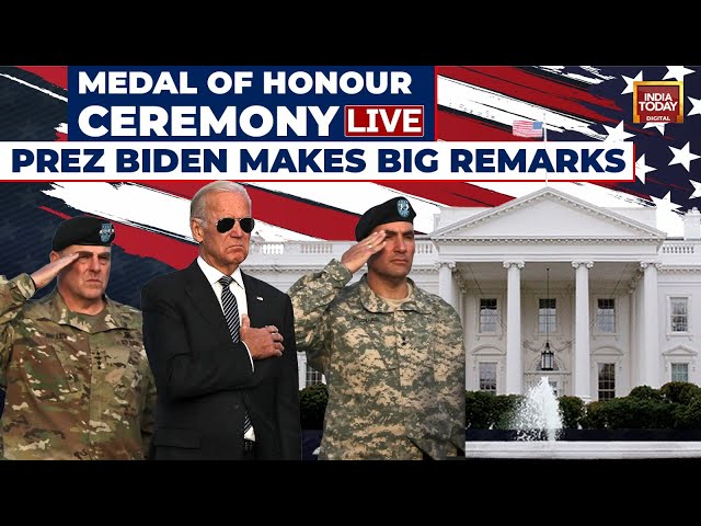 ⁣Joe Biden Makes Big Remarks At Medal Of Honor Ceremony At White House | US Breaking LIVE