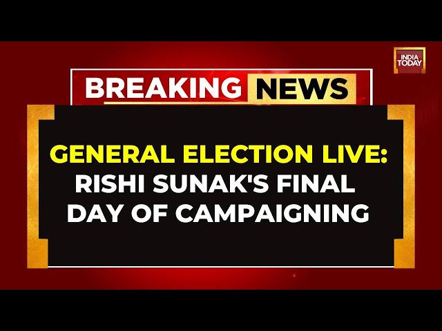 ⁣LIVE: Rishi Sunak's Speech | UK General Election 2024 Updates | Who Will Win UK Election?