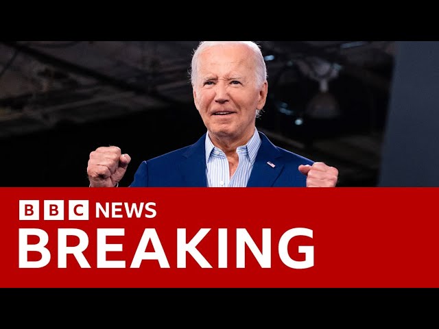 ⁣Joe Biden: “No-one is pushing me out” of race for White House | BBC News