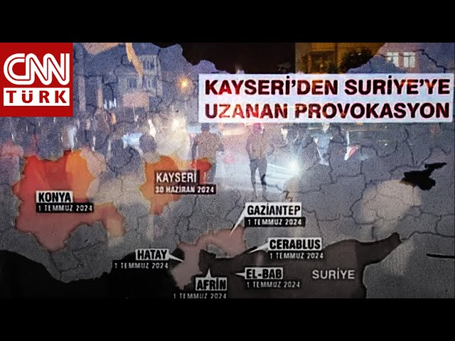 ⁣Kayseri'den Suriye'ye Uzanan Provokasyon! Suriye İle Normalleşmeye Sabotaj Mı? #CANLI