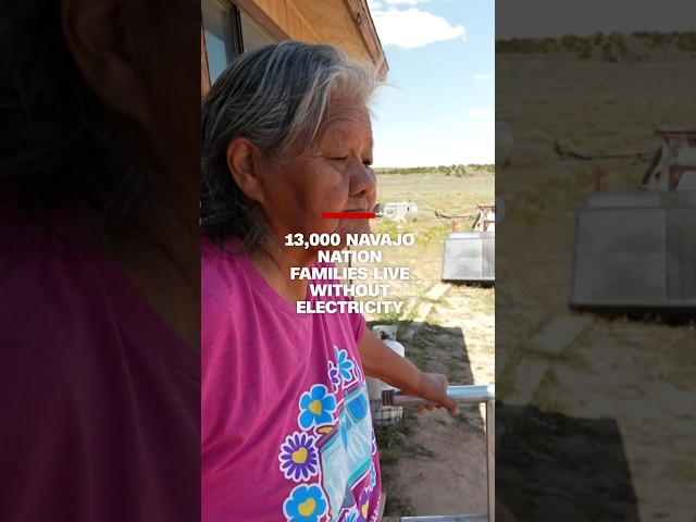 ⁣13,000 Navajo Nation families live off the electrical grid. Now, some are getting power lines.