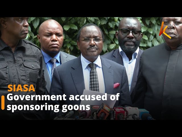 ⁣Government accused of sponsoring goons
