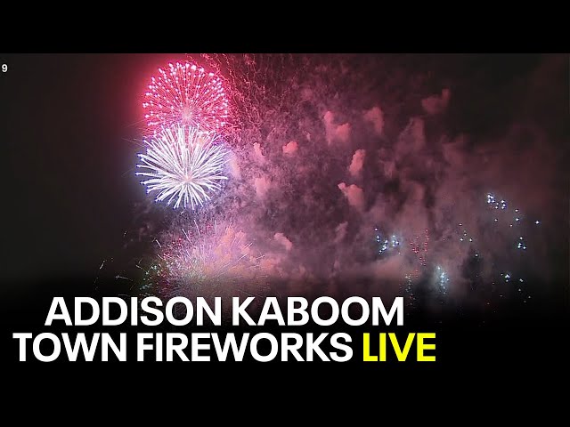 ⁣LIVE: Addison Kaboom Town Fireworks Show | FOX 4