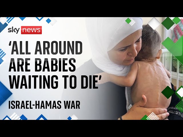 ⁣Sky News witnesses struggle for life in Gaza hospital | Israel-Hamas war
