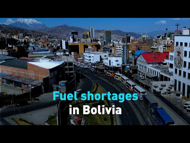 ⁣Fuel shortages in Bolivia