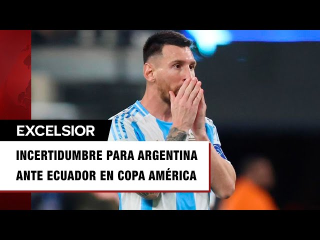 ⁣Lionel Messi está en duda para los Cuartos de Final de Copa América
